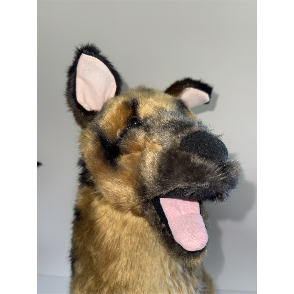 Mellisa & Doug 32" Lifelike German Shepherd Stuffed Animal Dog Plush Pet - Picture 2 of 7